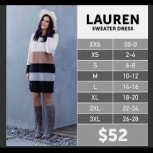 Lularoe Lauren Sweater Dress